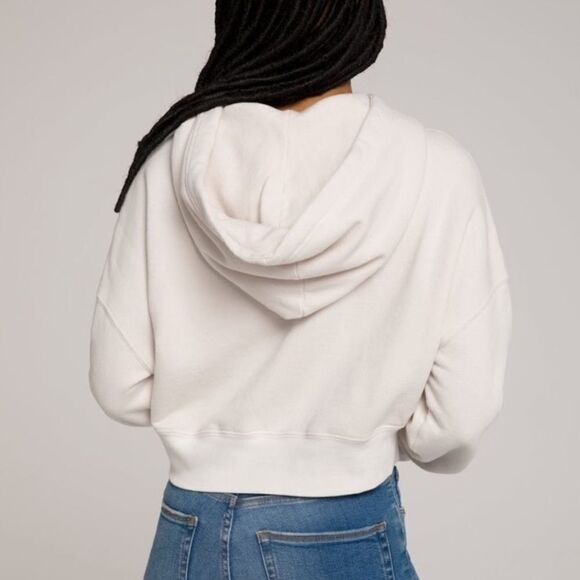 Good American White Cropped Hoody - Picture 2 of 10